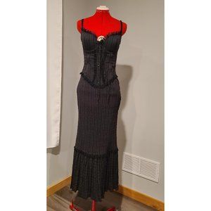 Rare Vintage 2002 Lip Service Long Dress Size L